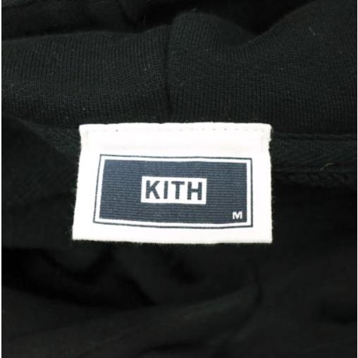 KITH NYC キス 25AW Classic Logo Leopard Applique Nelson Hoodie クラシックロゴ レオパードアップリケ ネルソン フーディー M Black |  | 02