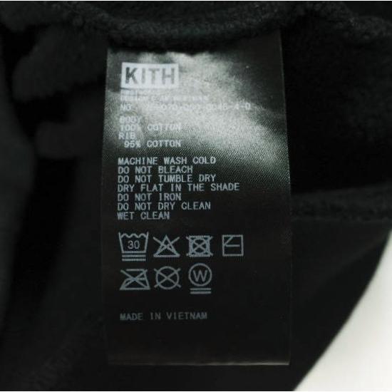 KITH NYC キス 25AW Classic Logo Leopard Applique Nelson Hoodie クラシックロゴ レオパードアップリケ ネルソン フーディー M Black |  | 06
