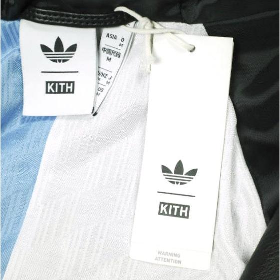 新品 KITH NYC x adidas キス アディダス 25SS Football Stadium Coat レザー フットボールスタジアムコート JD7940 M BLACK 定価275,000円 |  | 04