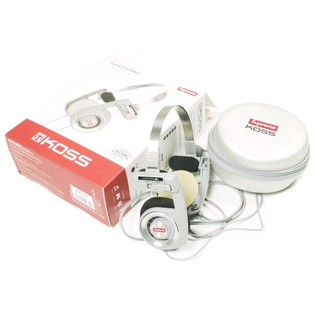SUPREME シュプリーム 23AW Koss Portapro Headphones コス ポータプロ ヘッドフォン Silver 折り畳み 有線 ヘッドホン g26001 | 