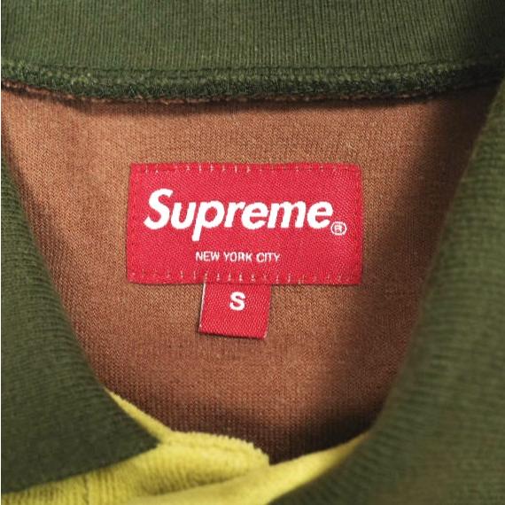 SUPREME シュプリーム 20AW Patchwork Velour L/S Polo パッチワーク 