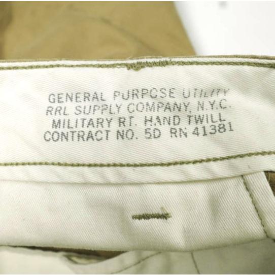 RRL ダブルアールエル Cotton Field Chino Pants フィールドチノパンツ 782725964001 28 British Khaki Double RL ボトムス g26014 |  | 07