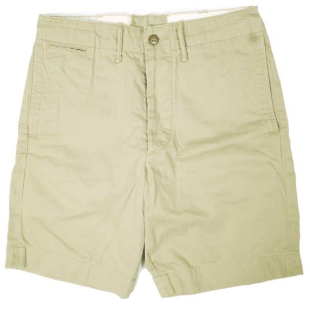 RRL ダブルアールエル OFFICERS CHINO SHORTS オフィサーズチノショーツ 782504849002 28 ベージュ Double RL トラウザー ショートパンツ | 