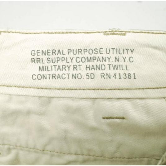 RRL ダブルアールエル OFFICERS CHINO SHORTS オフィサーズチノショーツ 782504849002 28 ベージュ Double RL トラウザー ショートパンツ |  | 06