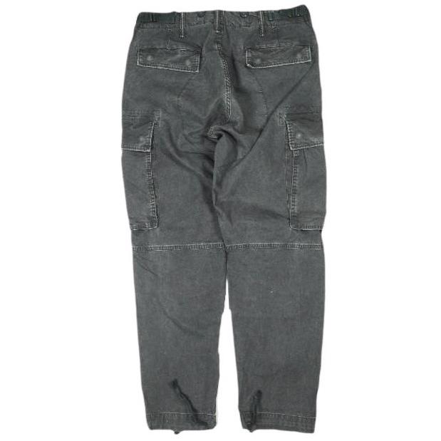 RRL ダブルアールエル Canvas Surplus Cargo Pants キャンバスカーゴパンツ 782796396001 29 BLACK Double RL ジップフライ ボトムス |  | 01