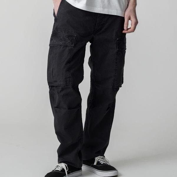 RRL ダブルアールエル Canvas Surplus Cargo Pants キャンバスカーゴパンツ 782796396001 29 BLACK Double RL ジップフライ ボトムス |  | 02