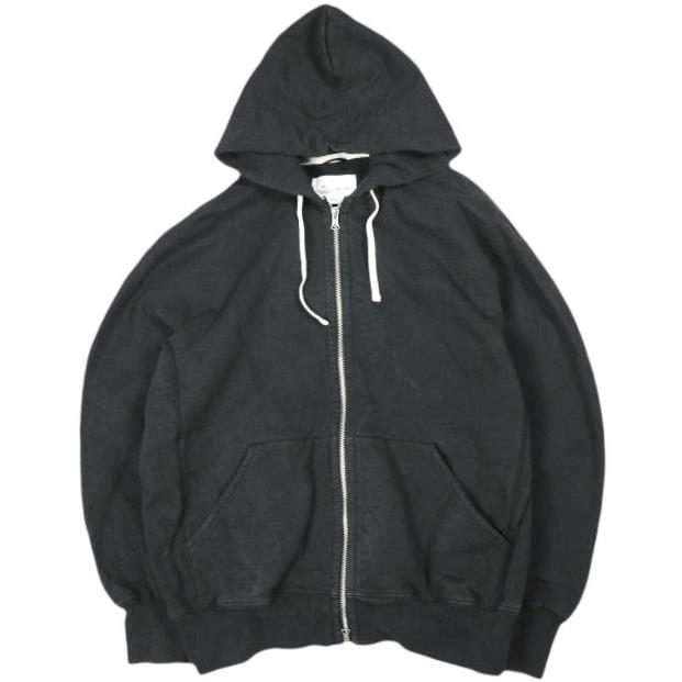 Scye x REIGNING CHAMP サイ レイニングチャンプ 23AW 別注 HEAVYWEIGHT FLEECE TERRY ヘビーウェイトジップアップパーカー M BLACK 裏起毛 | 