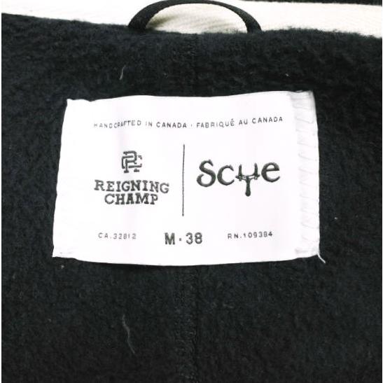 Scye x REIGNING CHAMP サイ レイニングチャンプ 23AW 別注 HEAVYWEIGHT FLEECE TERRY ヘビーウェイトジップアップパーカー M BLACK 裏起毛 |  | 03