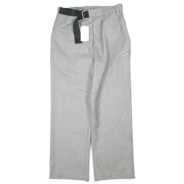 OAMC PEACEMAKER オーエーエムシー ピースメーカー 25SS Regs Pants レグスパンツ ベルテッドパンツ PCM1OP01AWO001095 M GRAY イージー | 