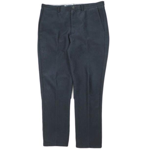 SHIPS シップス 22AW ダウンファブリック ピケノープリーツパンツ 113-14-0851 34 NAVY パンツ スラックス ボトムス g26034 | 