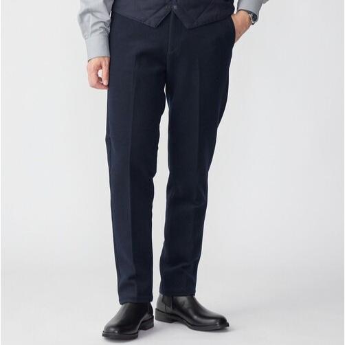 SHIPS シップス 22AW ダウンファブリック ピケノープリーツパンツ 113-14-0851 34 NAVY パンツ スラックス ボトムス g26034 |  | 02