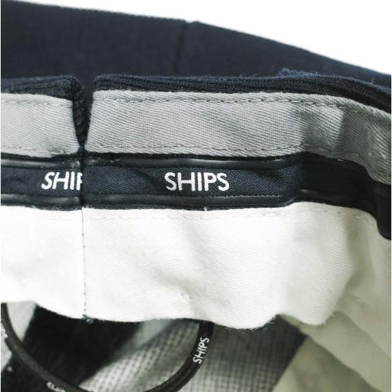 SHIPS シップス 22AW ダウンファブリック ピケノープリーツパンツ 113-14-0851 34 NAVY パンツ スラックス ボトムス g26034 |  | 08