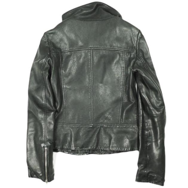 ALLSAINTS オールセインツ BALES BIKER ベールスバイカー ラムレザージャケット WL116E UK6 BLACK 革ジャン ダブル ライダース アウター |  | 01