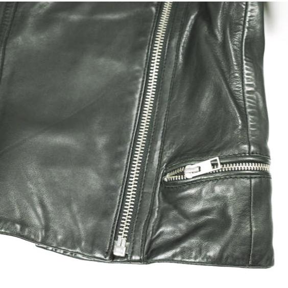 ALLSAINTS オールセインツ BALES BIKER ベールスバイカー ラムレザージャケット WL116E UK6 BLACK 革ジャン ダブル ライダース アウター |  | 06