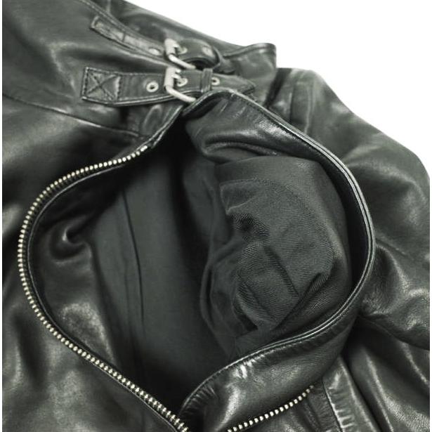 ALLSAINTS オールセインツ BALES BIKER ベールスバイカー ラムレザージャケット WL116E UK6 BLACK 革ジャン ダブル ライダース アウター |  | 07
