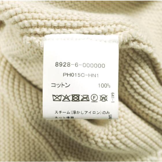 Pheeta フィータ 26SS Lacey Cardigan ガーター編みクルーネックカーディガン PH015C-HN1 / 8928-6-000000 Free BEIGE ニット トップス |  | 07