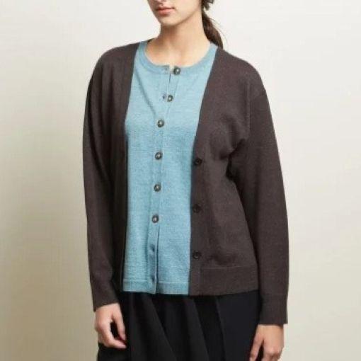 ATTISESSION アティセッション ウールレイヤードカーディガン 5628-105-0134 Free DK.BROWN ニット ユナイテッドアローズ トップス g26056 |  | 02
