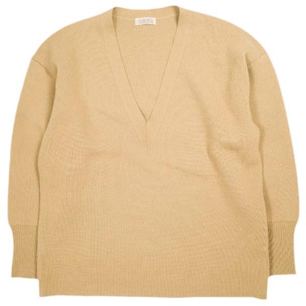 CONTE コンテ 24AW V-NECK PULLOVER Vネックプルオーバー 8513-199-0009 Free BEIGE セーター ニット ユナイテッドアローズ トップス | 