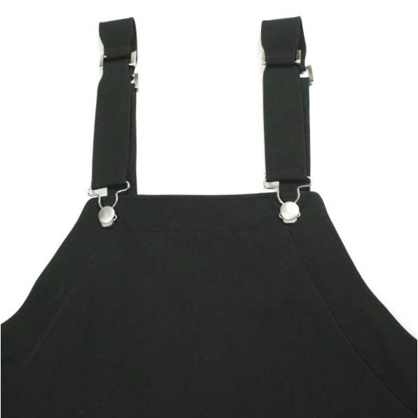 THE RERACS ザ リラクス 21AW 日本製 ジャンパースカート エプロン ワンピース 21FW-REOP-089L-J 36(S) BLACK サロペット トップス g26063 |  | 03