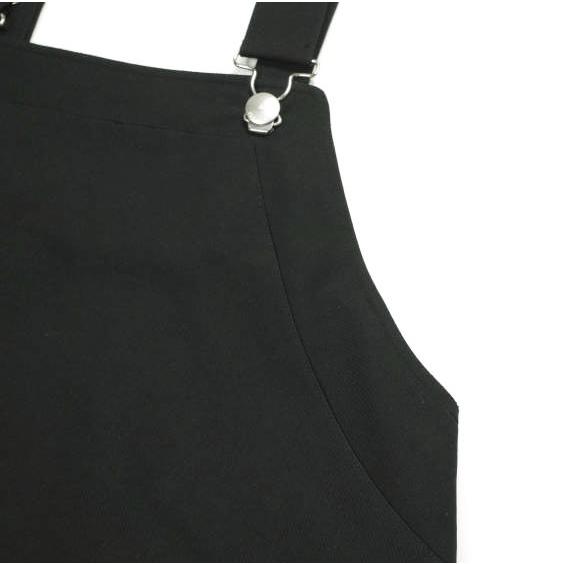 THE RERACS ザ リラクス 21AW 日本製 ジャンパースカート エプロン ワンピース 21FW-REOP-089L-J 36(S) BLACK サロペット トップス g26063 |  | 04