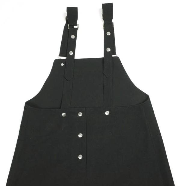 THE RERACS ザ リラクス 21AW 日本製 ジャンパースカート エプロン ワンピース 21FW-REOP-089L-J 36(S) BLACK サロペット トップス g26063 |  | 06