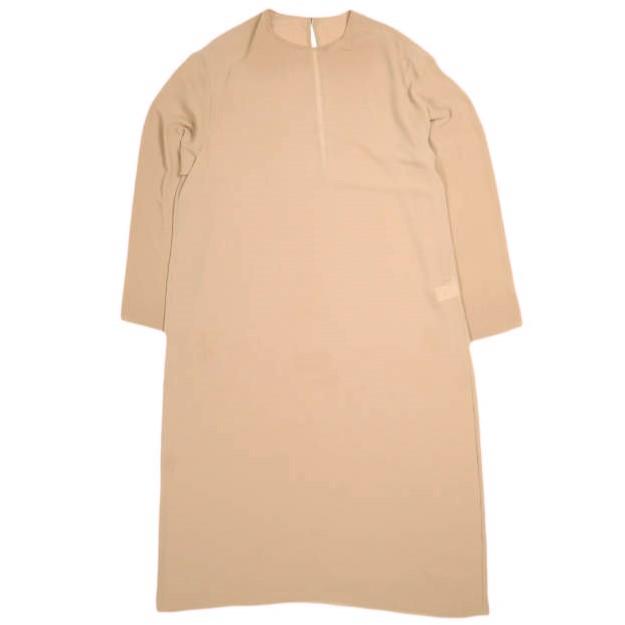 H BEAUTY＆YOUTH エイチ ビューティーアンドユース 日本製 SHEER LONG PULLOVER シアーカットソーワンピース 1626-270-3744 Free BEIGE | 