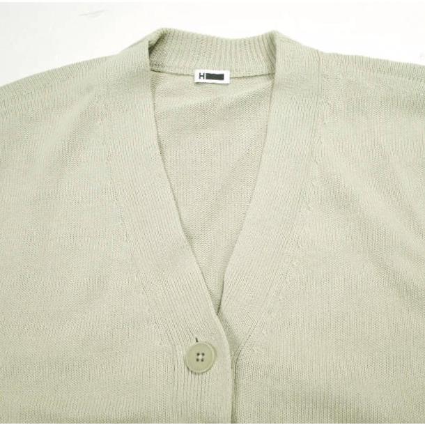 H BEAUTY＆YOUTH エイチ ビューティーアンドユース 7GAUGE COTTON SLIT CARDIGAN コットンスリットカーディガン 1628-199-0946 Free ニット |  | 04