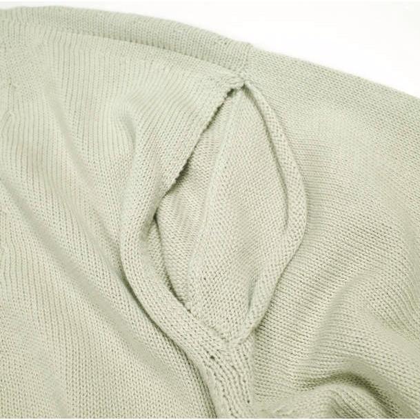 H BEAUTY＆YOUTH エイチ ビューティーアンドユース 7GAUGE COTTON SLIT CARDIGAN コットンスリットカーディガン 1628-199-0946 Free ニット |  | 05