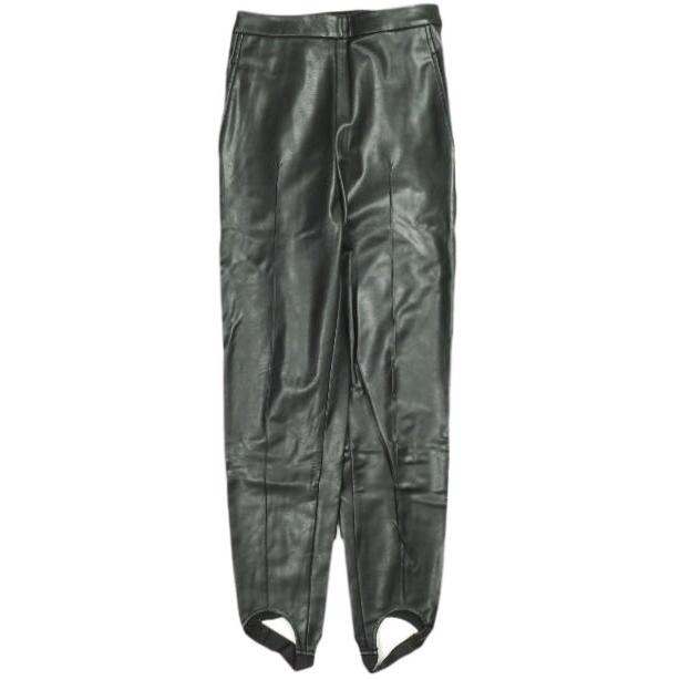 H BEAUTY＆YOUTH エイチ ビューティーアンドユース 日本製 FAKE LEATHER TRENKA フェイクレザートレンカ 1614-299-5909 S ブラック パンツ | 