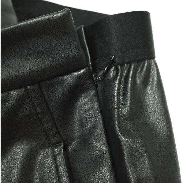 H BEAUTY＆YOUTH エイチ ビューティーアンドユース 日本製 FAKE LEATHER TRENKA フェイクレザートレンカ 1614-299-5909 S ブラック パンツ |  | 05