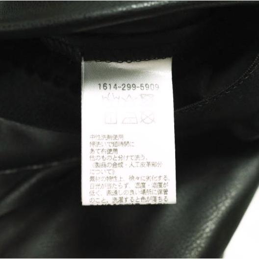 H BEAUTY＆YOUTH エイチ ビューティーアンドユース 日本製 FAKE LEATHER TRENKA フェイクレザートレンカ 1614-299-5909 S ブラック パンツ |  | 08