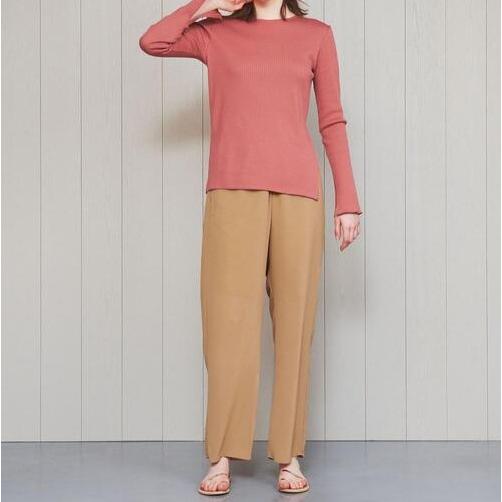 H BEAUTY＆YOUTH エイチ ビューティーアンドユース 日本製 SHEER GATHER PANTS シアーギャザーパンツ 1614-270-5240 S BEIGE イージー |  | 02