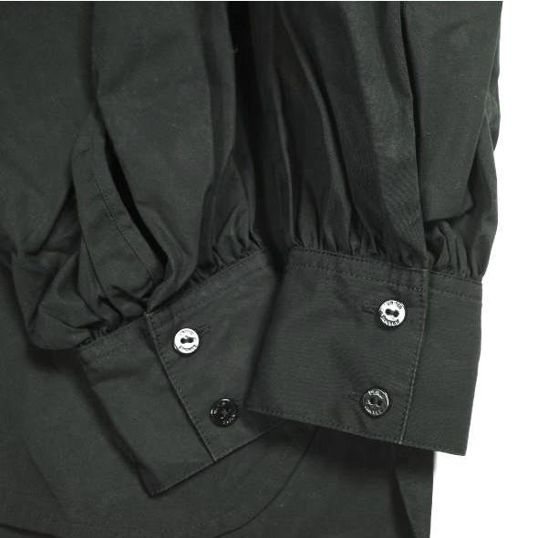 UNITED ARROWS ユナイテッドアローズ フラワーチュールブラウス 1521-199-1440 38 BLACK 長袖 バンドカラー シャツ トップス g26074 |  | 04