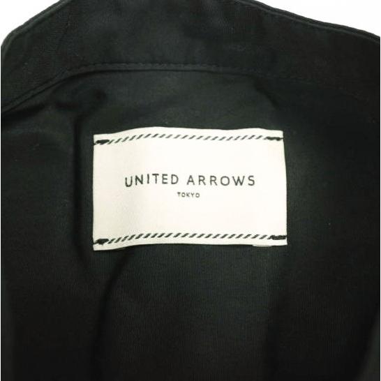 UNITED ARROWS ユナイテッドアローズ フラワーチュールブラウス 1521-199-1440 38 BLACK 長袖 バンドカラー シャツ トップス g26074 |  | 06