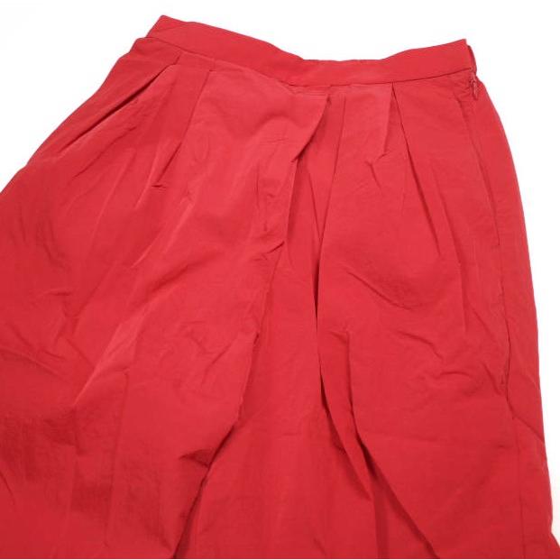 UNITED ARROWS ユナイテッドアローズ アシンメトリータックワイドパンツ はっ水 ウォッシャブル 1514-1-625491 36 RED ボトムス g26078 |  | 04