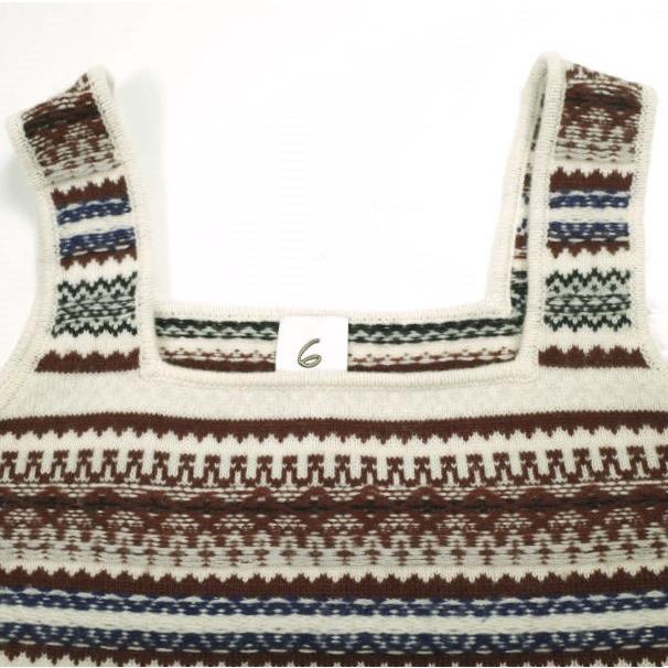6 ROKU BEAUTY＆YOUTH ロクビューティーアンドユース WOOL CASHMERE FAIRISLE VEST ウールカシミヤフェアアイルニットベスト 8618-199-0139 |  | 04