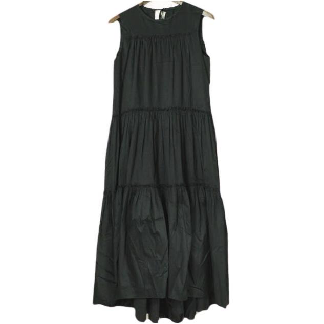 ASTRAET アストラット 日本製 クルーネック ティアード ワンピース 5426-270-0115 Free BLACK UNITED ARROWS ノースリーブ ドレス トップス | 