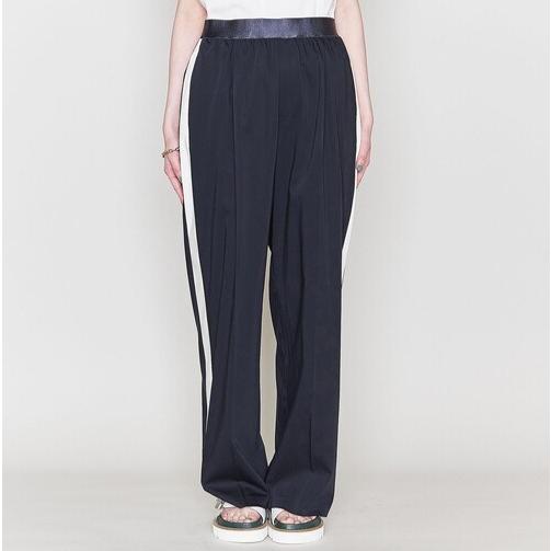 ASTRAET アストラット 日本製 CU/N サテン ソクショウ ワイドパンツ 5414-202-0415 00 NAVY UNITED ARROWS 側章 サイドライン ボトムス |  | 02