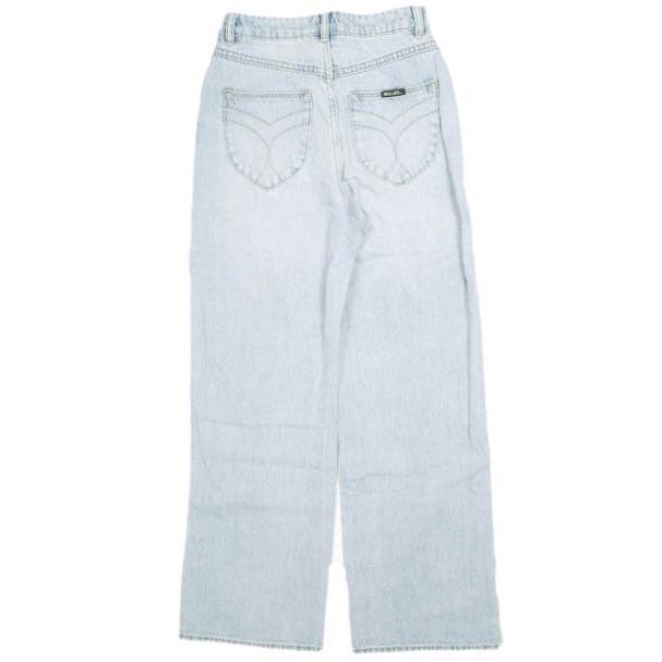 ROLLA'S ローラーズ HEIDI JEAN ANKLE LYOCELL BLUE ワイドストレートデニムパンツ R31J39 25 Light Blue ジップフライ ジーンズ ボトムス |  | 01