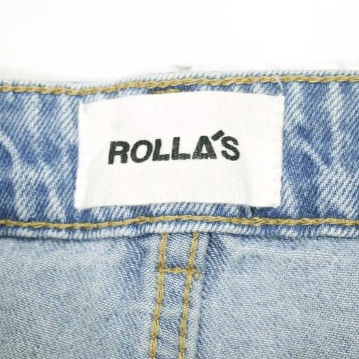 ROLLA'S ローラーズ HEIDI JEAN ANKLE LYOCELL BLUE ワイドストレートデニムパンツ R31J39 25 Light Blue ジップフライ ジーンズ ボトムス |  | 02