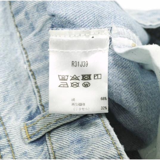 ROLLA'S ローラーズ HEIDI JEAN ANKLE LYOCELL BLUE ワイドストレートデニムパンツ R31J39 25 Light Blue ジップフライ ジーンズ ボトムス |  | 08