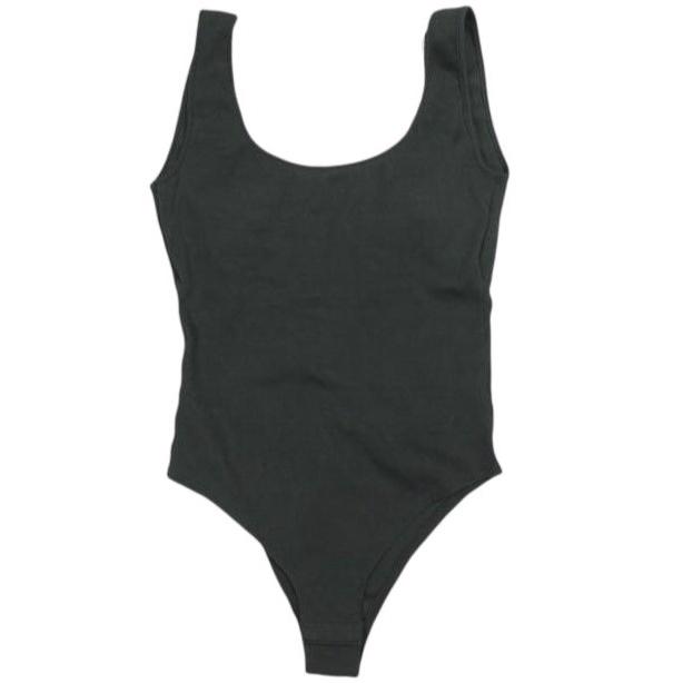 H BEAUTY＆YOUTH エイチ 日本製 COTTON TERECO TANK TOP BODYSUITS コットンテレコタンクトップボディスーツ 1617-299-5818 Free BLACK | 