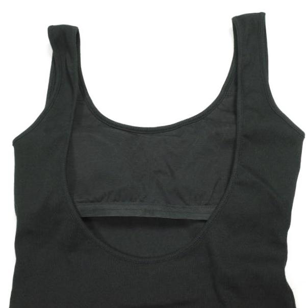 H BEAUTY＆YOUTH エイチ 日本製 COTTON TERECO TANK TOP BODYSUITS コットンテレコタンクトップボディスーツ 1617-299-5818 Free BLACK |  | 05