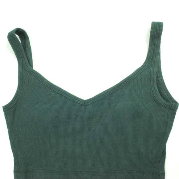 H BEAUTY＆YOUTH エイチ ビューティーアンドユース COTTON RIB BRA TOP コットンリブブラトップ 1617-222-5627 Dark Green タンクトップ |  | 03