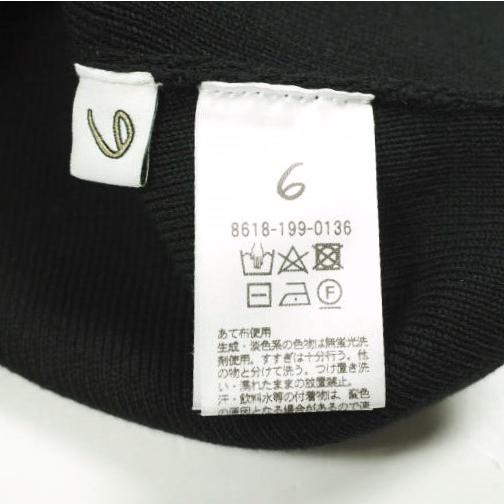 6 ROKU BEAUTY＆YOUTH UNITED ARROWS ロク ビューティーアンドユース KNIT BARE TOP ニットベアトップ 8618-199-0136 Free BLACK トップス |  | 06