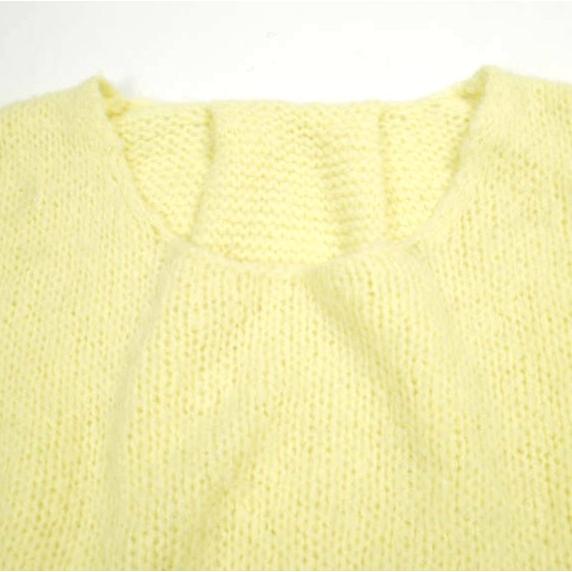 H BEAUTY＆YOUTH エイチ ビューティーアンドユース ウールアルパカブレンドニットプルオーバー 1613-199-3577 Free YELLOW セーター |  | 03