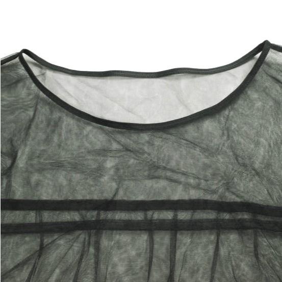 BEAUTY＆YOUTH UNITED ARROWS 23SS ナイロンチュール レイヤードショートスリーブプルオーバー ウォッシャブル 1621-199-1744 BLACK |  | 03