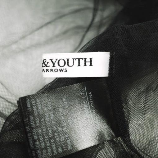 BEAUTY＆YOUTH UNITED ARROWS 23SS ナイロンチュール レイヤードショートスリーブプルオーバー ウォッシャブル 1621-199-1744 BLACK |  | 06