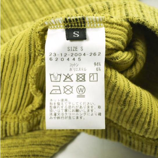 International Gallery BEAMS ビームス 25SS 日本製 ハーフジップ 畦編み ニットポロ 23-12-2004-262 S YELLOW IG 長袖 ポロシャツ |  | 08