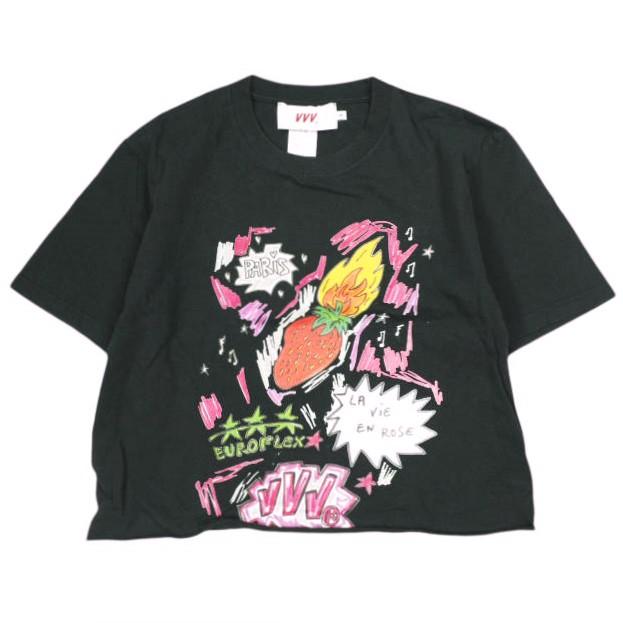 Veni Vedi Vici x International Gallery BEAMS ヴェニヴェディヴィチ 別注 FAUSTO カットオフTシャツ 23-04-0112-739 S BLACK 半袖 | 